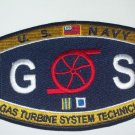 US NAVY "GAS TURBINE SYSTEM TECHNICIAN" MILITARY PATCH - GS Ratings