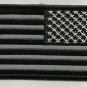 REFLECTIVE REVERSE AMERICAN FLAG BLACK MOTORCYCLEBIKER JACKETVEST MILITARY PATCH