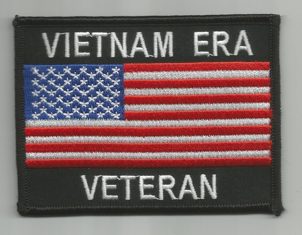 VIETNAM ERA VETERAN AMERICAN FLAG MILITARY PATCH