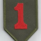 US ARMY 1st INFANTRY DIVISION - MILITARY PATCH - THE BIG RED ONE