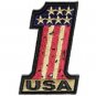 VINTAGE STYLE #1 USA FLAG MOTORCYCLE BIKER JACKET VEST MORALE MILITARY PATCH