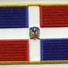 DOMINICAN REPUBLIC FLAG Motorcycle Biker Patch