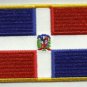 DOMINICAN REPUBLIC FLAG Motorcycle Biker Patch