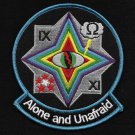 USAF CIA UAV Desert Prowler ALONE AND UNAFRAID Collectors Patch