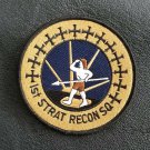 1ST. STRAT RECON SQ.SR-71 BLACKBIRD SKUNK WRKS NASA USAF SQUADRON MILITARY PATCH
