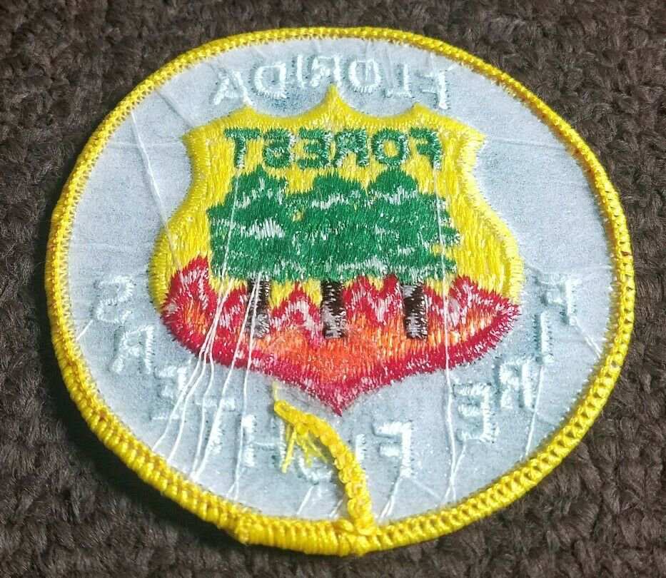 VINTAGE Fire Crew USFS Florida Forest Service FIRE Fighters Hot Shot Patch