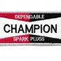 Dependable Champion Spark Plugs Vintage Sew On Embroidered Patch