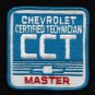 VTG STYLE CHEVROLET CERTIFIED TECHNICIAN CCT MASTER Automotive Collectors Patch