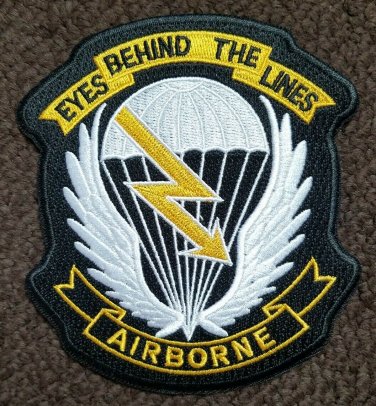 ARMY - Eyes Behind The Lines AIRBORNE Military Patch