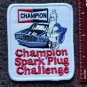 VINTAGE PATCH CHAMPION SPARK PLUG CHALLENGE RACING HOT ROD PATCH