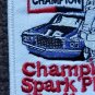 VINTAGE PATCH CHAMPION SPARK PLUG CHALLENGE RACING HOT ROD PATCH
