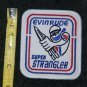 EVINRUDE RACING PATCH VTG RED WHITE BLUE MARINE BOAT sew on