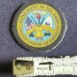DEPARTMENT OF THE US ARMY LOGO SEAL MINI VETERAN PATCH 100% LEATHER