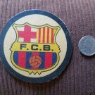 100% LEATHER  FC Barcelona, Soccer FOOTBALL Team sew on  Patch Emblem ... New