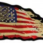 LARGE USA don't tread AMERICAN FLAG MOTORCYCLE BIKER JACKET VEST MILITARY PATCH