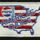 Vintage PEPSI AMERICA'S CHOICE Soda Cola Pop Beverage Nostalgia Collectors Patch Vintage PEPSI AMERICA'S CHOICE Soda Cola Pop Beverage Nostalgia Collectors Patch