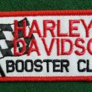 Vintage Harley Davidson Booster Club PATCH Motorcycle Racing Hot Rod BIKER Vintage Harley Davidson Booster Club PATCH Motorcycle Racing Hot Rod BIKER