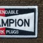 VINTAGE Champion Patch, Spark Plug, Automotive, Motorcycle, Rat Fink HOTROD