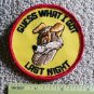 Vintage 70s GUESS WHAT I GOT LAST NIGHT Humor Motorcycle OUTLAW Biker Patch