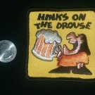 VINTAGE 70s FUNNY Hinks on the Drouse drunken Beer Biker Collectors Patch VINTAGE 70s FUNNY Hinks on the Drouse drunken Beer Biker Collectors Patch
