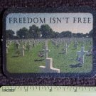 ALL LEATHER FREEDOM ISN'T FREE - SEW ON BIKER MILITARY PATCH ALL LEATHER FREEDOM ISN'T FREE - SEW ON BIKER MILITARY PATCH