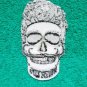 MUERTOS Day of the Dead OUTLAW  SKULL Iron On MAYANS Motorcycle MC Patch