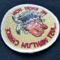 Vintage 70s WANT'UM Chief INDIAN FUNNY Motorcycle OUTLAW Biker Patch sew on