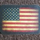 100% LEATHER PATCH OLD SCHOOL USA FLAG MOTORCYCLE BIKER MILITARY PATCH sew on 100% LEATHER PATCH OLD SCHOOL USA FLAG MOTORCYCLE BIKER MILITARY PATCH sew on