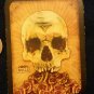 DAY OF THE DEAD SKULL  MOTORCYCLE LEATHER BIKER VEST PATCH