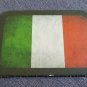 100% LEATHER ITALY FLAG Sew on Biker Collectors Jacket Hat Patch Italian