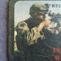 100% All Leather "Help From Above" SNIPER Military Biker Collectors Patch