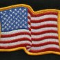 WAVY American Flag Red White Blue USA Patriotic Biker Military Motorcycle Patch