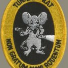 TUNNEL RAT - MILITARY PATCH - NON GRATUM ANUS RODENTUM - VIETNAM