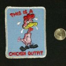 Vtg Nervous Sweating Naked Chicken Patch - This Is A Chicken Outfit 1970s Vtg Nervous Sweating Naked Chicken Patch - This Is A Chicken Outfit 1970s