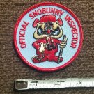 Vintage 70s SNOW BUNNY INSPECTOR Snowmobiles BIKER Hot Rod Racing patch
