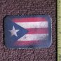 PUERTO RICAN FLAG ALL LEATHER  PATCH VINTAGE STYLE BIKER  sew on