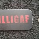 100% ALLLEATHER DILLIGAF Red & BLACK Motorcycle Biker Vest Patch sew on 100% ALLLEATHER DILLIGAF Red & BLACK Motorcycle Biker Vest Patch sew on