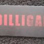 100% ALLLEATHER  DILLIGAF Red & BLACK Motorcycle Biker Vest Patch sew on