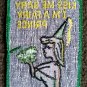 VINTAGE Frog KISS ME BABY, I&acirc;��M A FAIRY PRINCE Patch 1970s