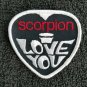 Vintage Patch Scorpion  HEART Snowmobile Snow Winter Hot Rat Rod 70s