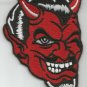4" RED DEVIL FACE WINKING ROCKABILLY MOTORCYCLE LEATHER VEST BIKER PATCH