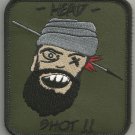 SNIPER TALIBAN HUNTING ONE SHOT ONE KILL HEAD SHOT MORALE MILITARY PATCH