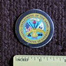 Department of the Army USA Mini 100% Leather Sticky Back Biker Military Patch