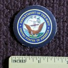 Department of the Navy USA Mini 100% Leather Sticky Back Biker Military Patch