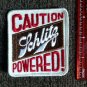 Caution Schlitz Powered HotRod Greaser Rockabilly PsychoBILLY Fight'N PATCH