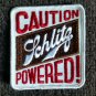 Caution Schlitz Powered HotRod Greaser Rockabilly PsychoBILLY Fight'N PATCH