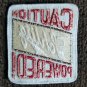 Caution Schlitz Powered HotRod Greaser Rockabilly PsychoBILLY Fight'N PATCH