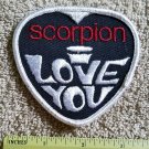 Vintage Snowmobile Patch SCORPION RACING snowmobile SKIING patch