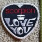 Vintage Snowmobile Patch SCORPION RACING snowmobile SKIING patch