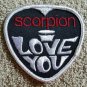 Vintage Snowmobile Patch SCORPION RACING snowmobile SKIING patch